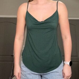 American Eagle Outfitters Dark Green Camisole